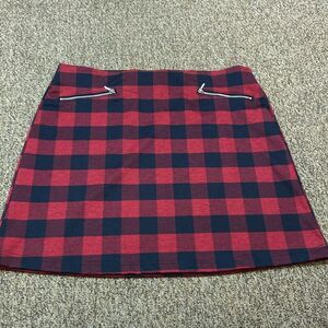Maurices Black and Red A-line Mini Skirt Women’s Size XL